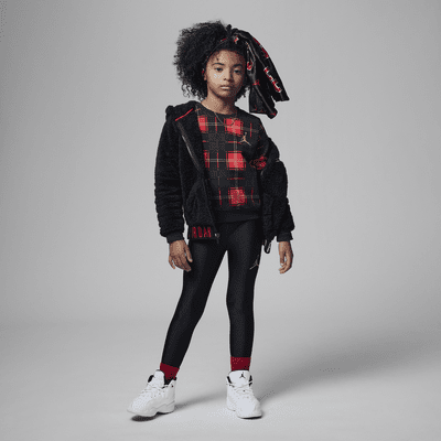 Jordan Flight Checked Shine Leggings Set Younger Kids Set. Nike UK